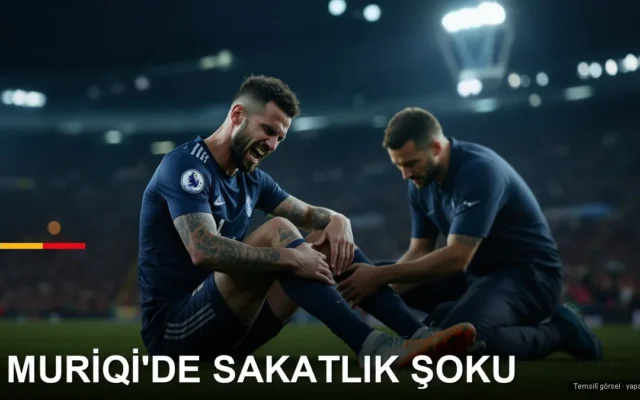 Sahada sakatlanan futbolcu — Fenerbahçe (temsilî)