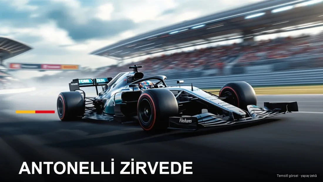 Pistte yarışan Formula 1 aracı (temsilî)