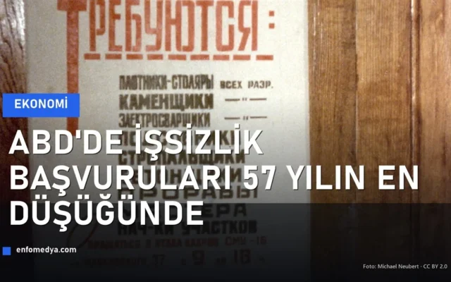 İş ilanı tabelası — ABD işgücü piyasası ve işsizlik başvuruları