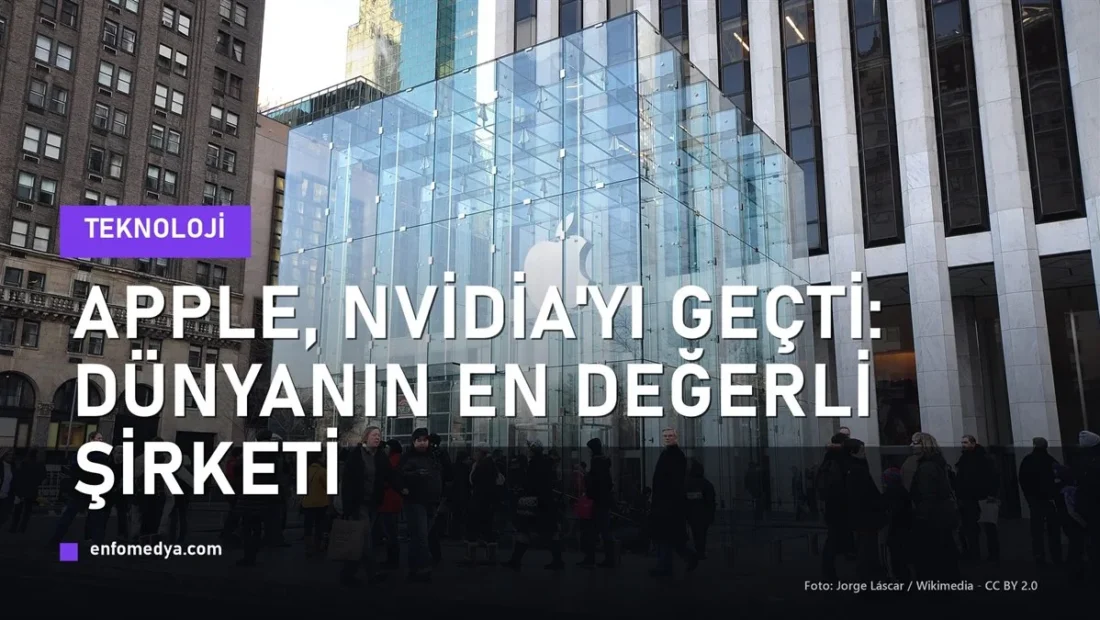 Apple, Nvidia’yı Geçerek Dünyanın En Değerli Şirketi Oldu