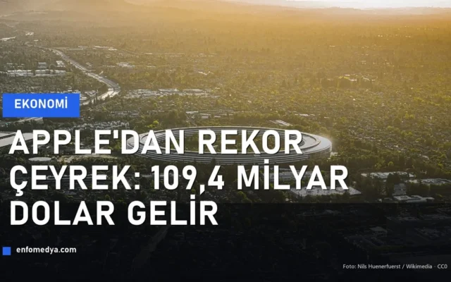 Apple Park genel merkezi - Apple rekor çeyrek bilançosu 109,4 milyar dolar gelir