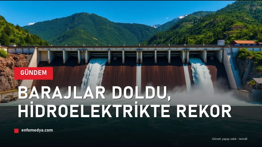 Barajlar Doldu, Hidroelektrik Üretiminde Rekor Kırıldı