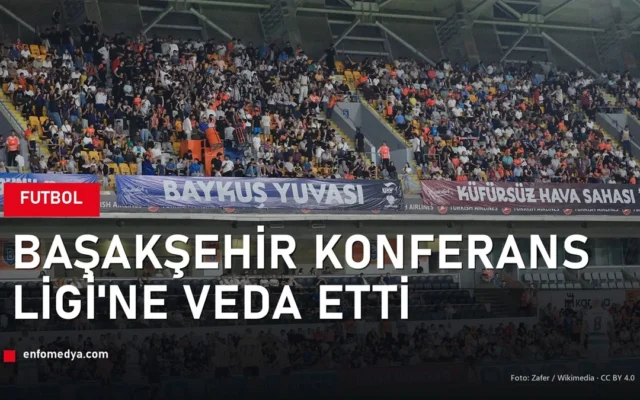 Başakşehir Fatih Terim Stadyumu tribün - Konferans Ligi elemesi