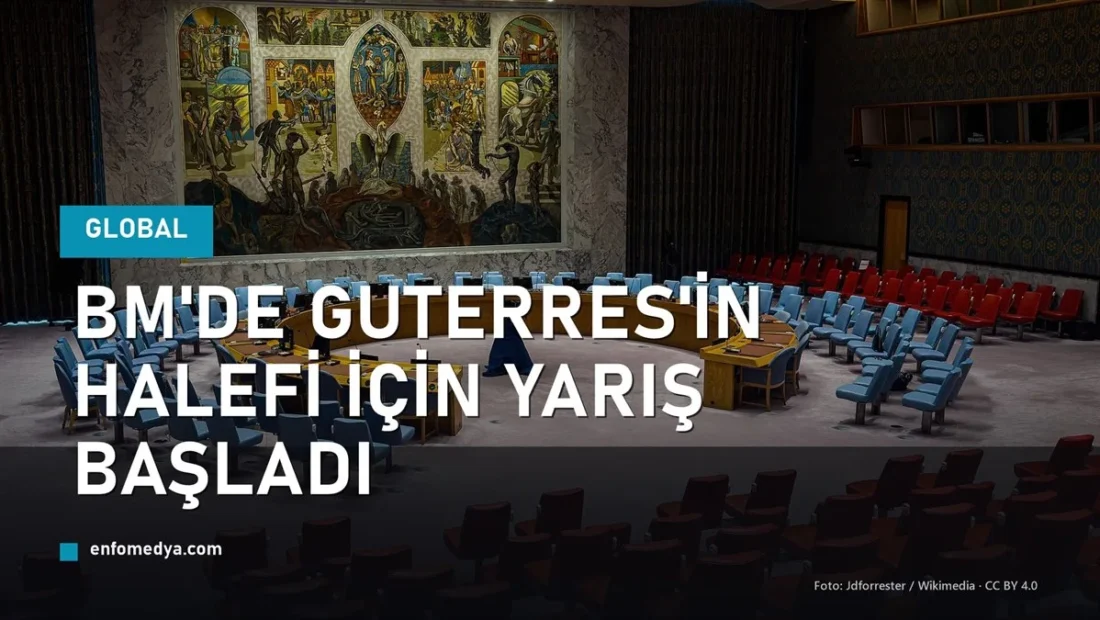 BM Güvenlik Konseyi salonu — yeni genel sekreter için ön oylama