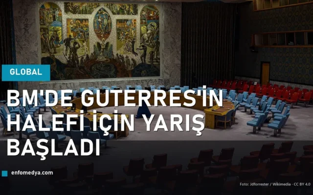 BM Güvenlik Konseyi salonu — yeni genel sekreter için ön oylama