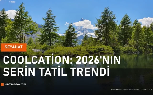 Grindjisee gölü ve Matterhorn — coolcation serin tatil trendi