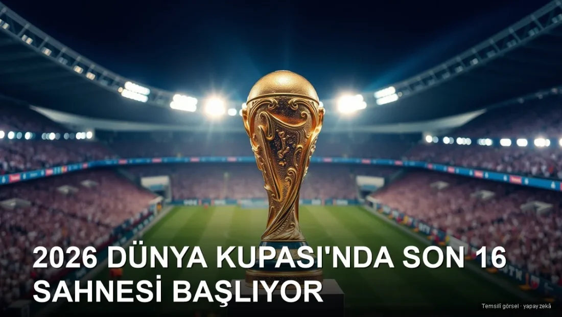Stadyum önünde Dünya Kupası kupası, eleme turu beklentisi