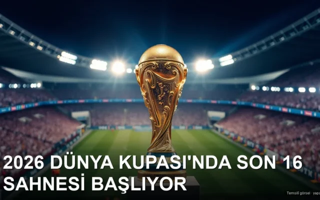 Stadyum önünde Dünya Kupası kupası, eleme turu beklentisi