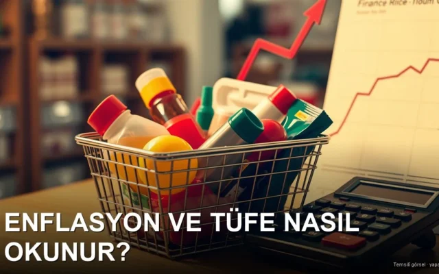 Alışveriş sepeti, yükselen fiyat grafiği ve hesap makinesi