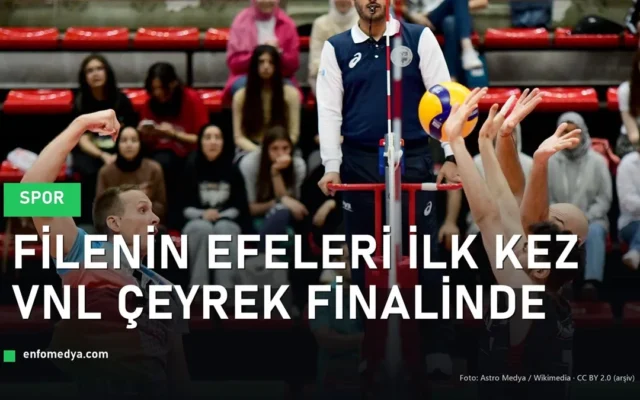 A Milli Erkek Voleybol Takımı fileye çıkarken — VNL çeyrek final