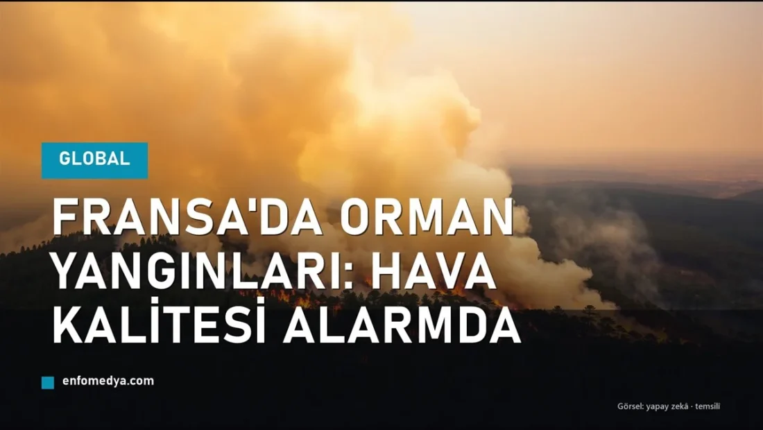 Fransa’da orman yangınları: hava kalitesi alarm seviyesinde