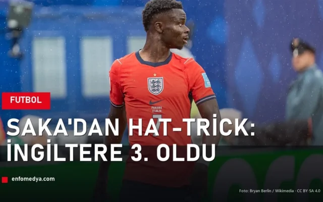 Bukayo Saka Ingiltere formasiyla 2026 Dunya Kupasi maÃ§inda