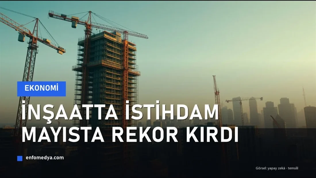 İnşaatta istihdam rekoru: mayısta 1,9 milyonu aştı