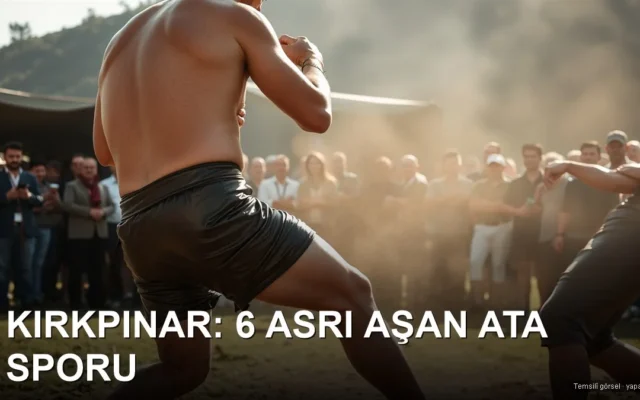 Çim sahada kıspetli yağlı güreşçiler kapışıyor