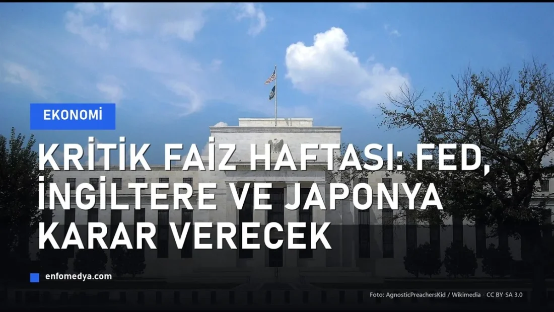 Faiz Haftası: Fed, İngiltere ve Japonya Kararını Verecek
