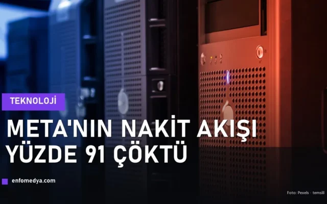 Veri merkezi sunucuları - Meta yapay zeka yatırımı nakit akışını düşürdü (temsilî)
