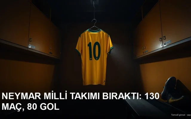 Neymar'ın milli takıma vedası — soyunma odasında asılı 10 numaralı sarı forma