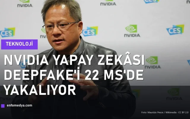 NVIDIA CEO Jensen Huang — deepfake tespit yapay zekası Synthetic Video Detector