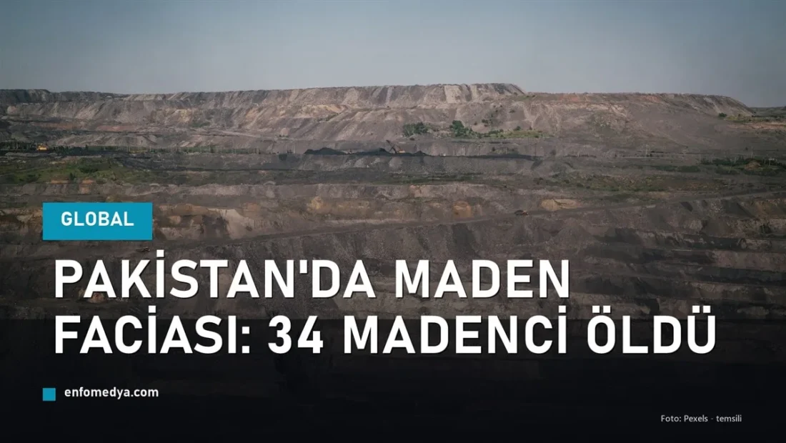 Komur madeni - Pakistan Belucistan maden faciasi 34 olu (temsili)