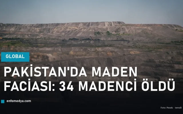 Komur madeni - Pakistan Belucistan maden faciasi 34 olu (temsili)
