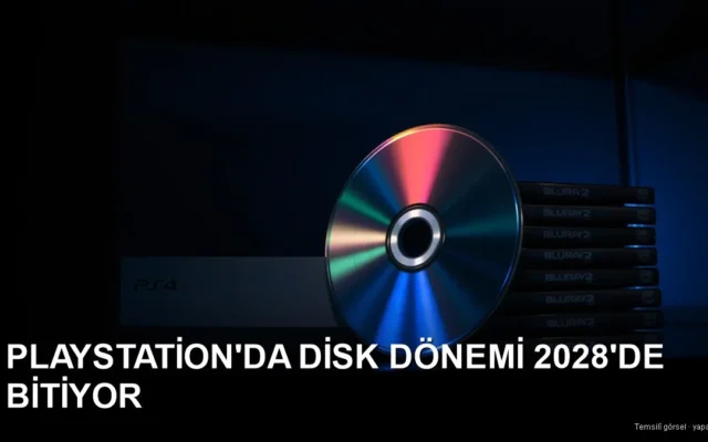 PlayStation fiziksel oyun diskleri ve konsol — disk üretimi Ocak 2028'de bitiyor