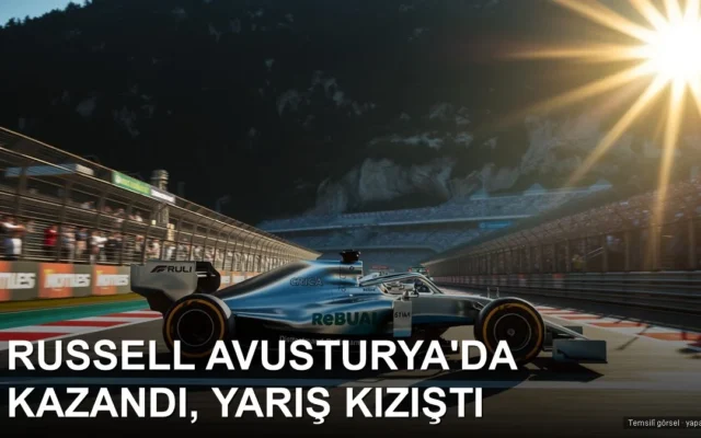 Dağ pistinde bitiş çizgisini önde geçen gümüş yarış aracı