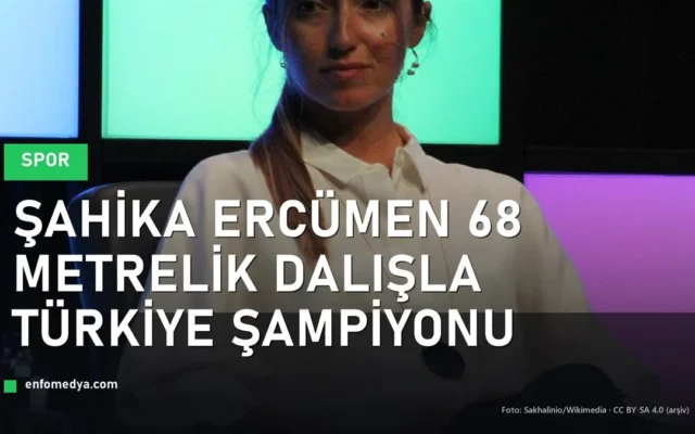 Şahika Ercümen — 68 metre serbest dalış Türkiye şampiyonu
