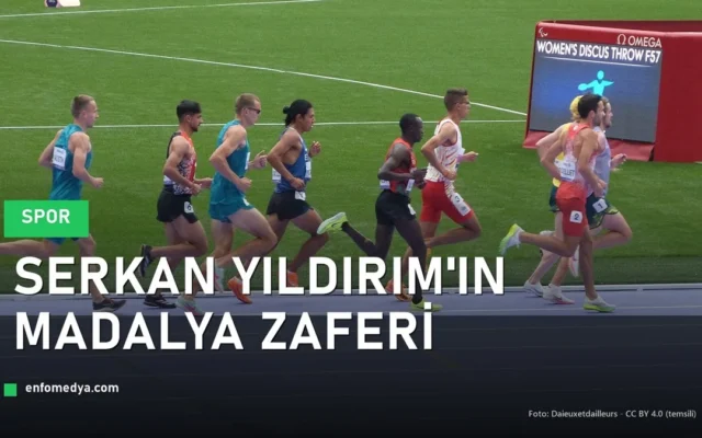 Paris 2024 Paralimpik atletizm kosu yarisi - Serkan Yildirim madalya zaferi temsili