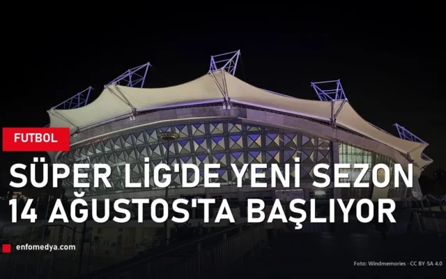 Işıl ışıl futbol stadyumu — Süper Lig 2026-2027 yeni sezon