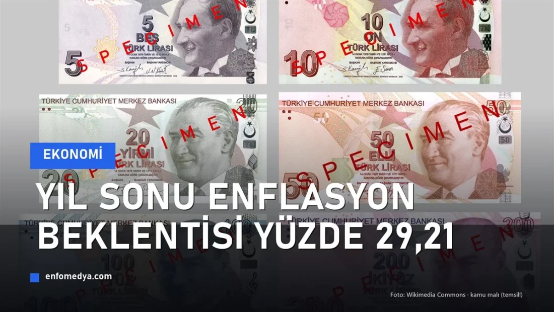Türk lirası banknotları — TCMB enflasyon beklentisi anketi