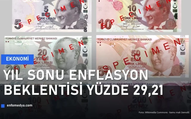 Türk lirası banknotları — TCMB enflasyon beklentisi anketi