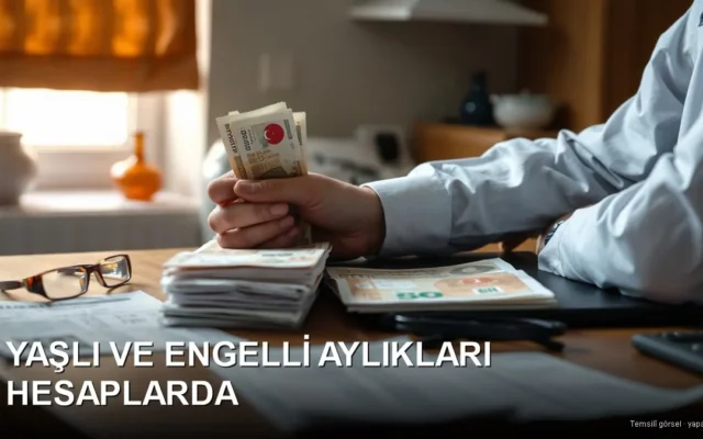 Yaşlı ve engelli aylıkları ödemesi — banknot sayan eller, temmuz 2026