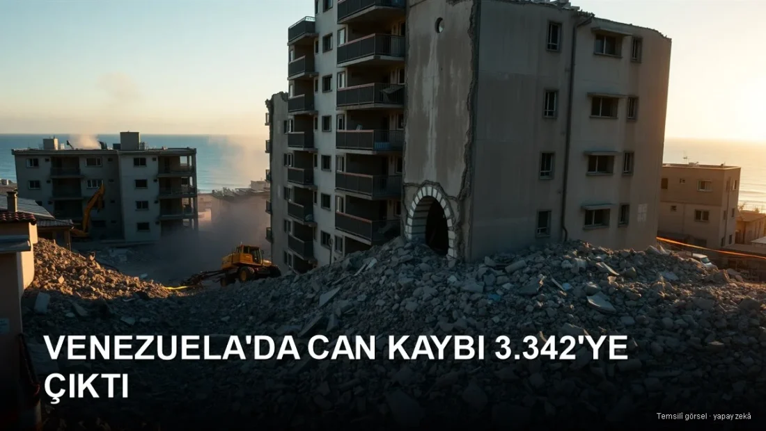 Venezuela depremi — sahil kentinde çöken binalar ve enkaz