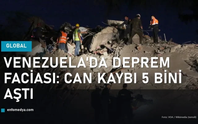 Venezuela depremi enkaz ve arama kurtarma çalışması