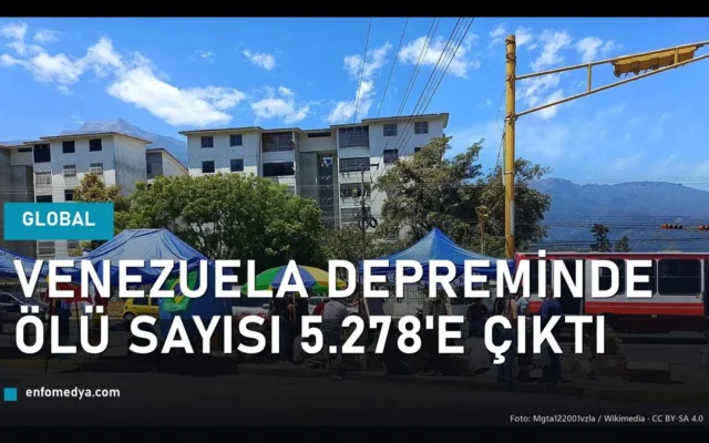 Venezuela depremi sonrası yardım çadırları — ölü sayısı 5.278