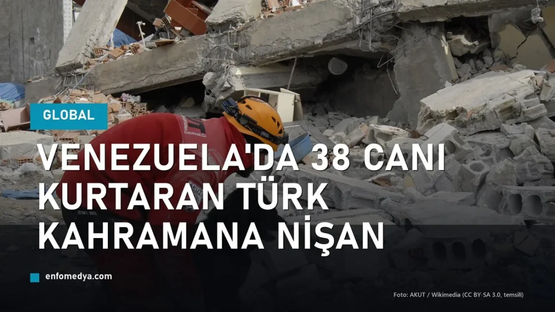 AKUT arama kurtarma görevlisi enkazda; Venezuela'da 38 kişiyi kurtaran Türk kahraman