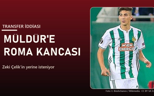 Mert Müldür, Roma transfer iddiası — Rapid Wien forması (Foto: Wikimedia Commons, CC BY-SA 3.0)