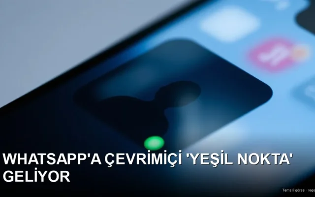 WhatsApp yeşil nokta çevrimiçi göstergesi - profil fotoğrafında yeşil daire