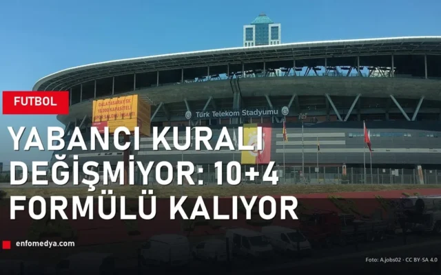 Türk Telekom Stadyumu — Süper Lig yabancı futbolcu kuralı 10+4
