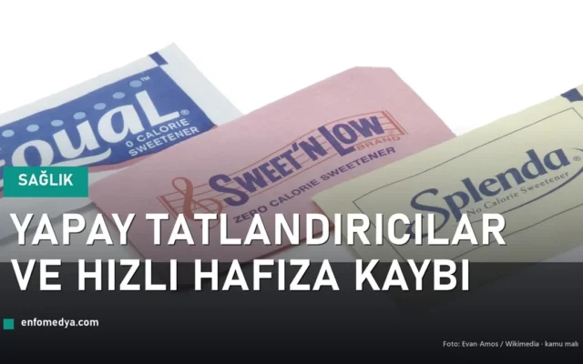 Yapay tatlandırıcı paketleri — hafıza ve bilişsel gerileme çalışması