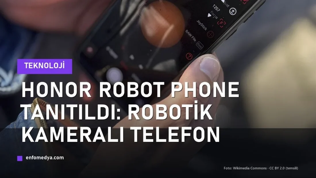 Akıllı telefon kamerası — Honor Robot Phone robotik kamera