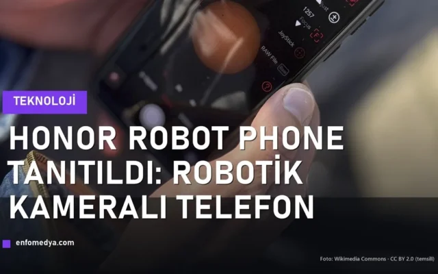 Akıllı telefon kamerası — Honor Robot Phone robotik kamera