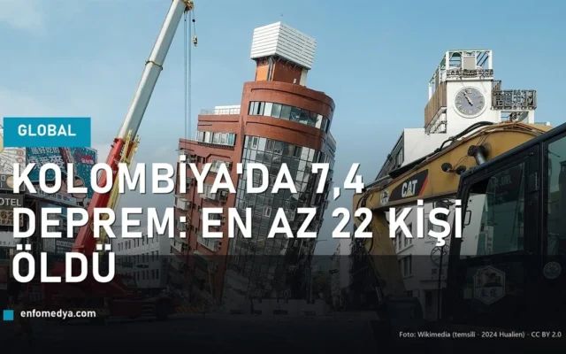 Depremde hasar gören bina - Kolombiya