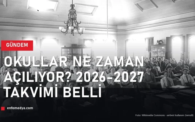 Sınıfta öğrenciler — 2026-2027 okul takvimi ve açılış tarihi