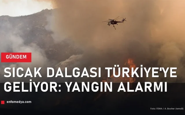 Sıcak hava dalgası ve orman yangını riski - Türkiye