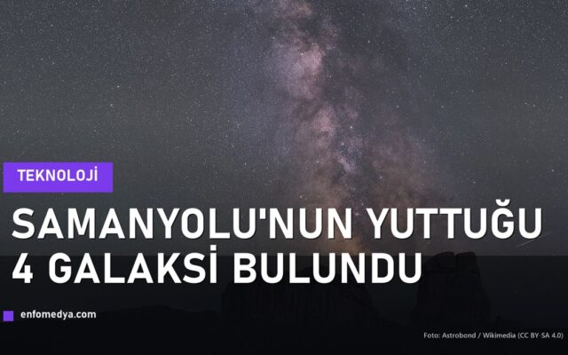 Samanyolu galaksisi gece gökyüzünde; Türk bilim insanları 4 galaksi kalıntısı keşfetti